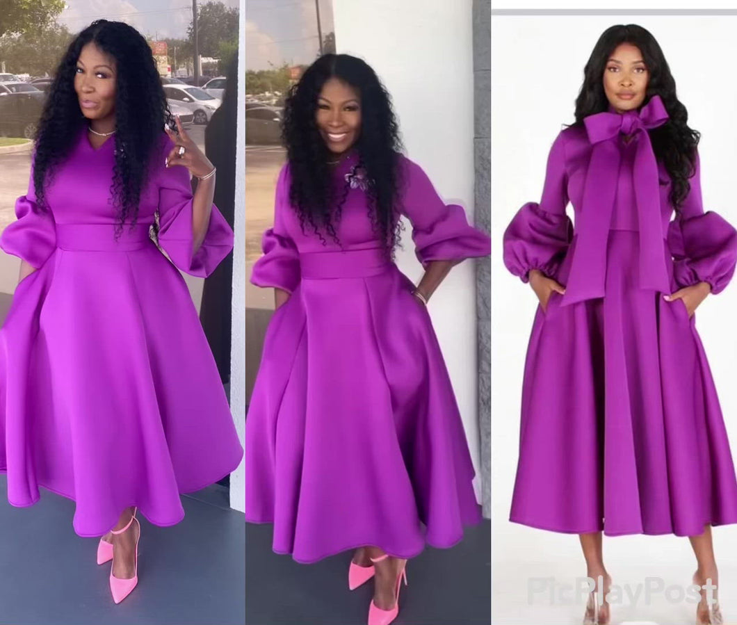 Purple PreacHER dress